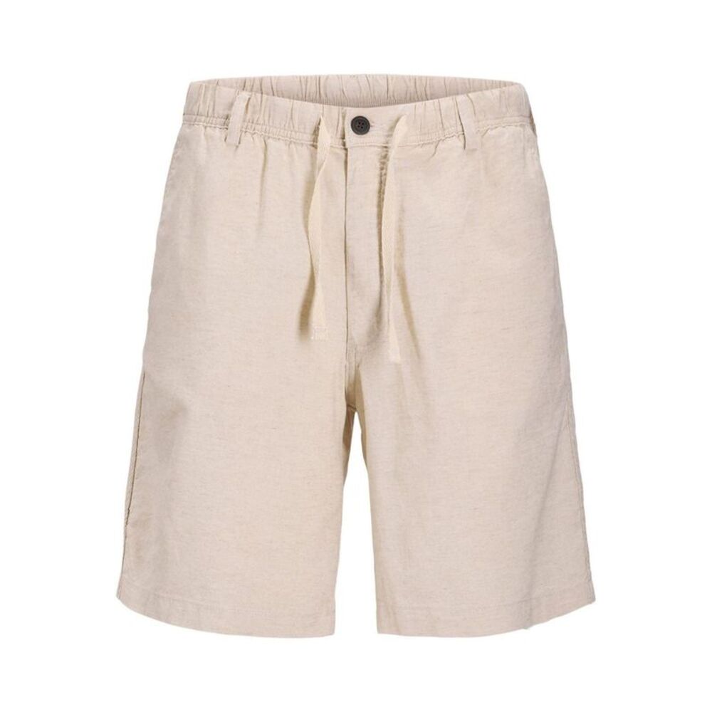 Jack And Jones Mens Linen Blend Chino Shorts / Moonbeam